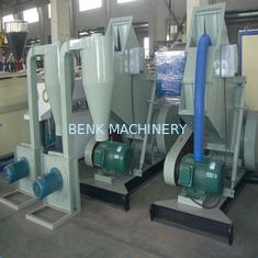 250 - 500KG/H πλαστική μηχανή θραυστήρων ικανότητας για το σχεδιάγραμμα σωλήνων WPC/PVC